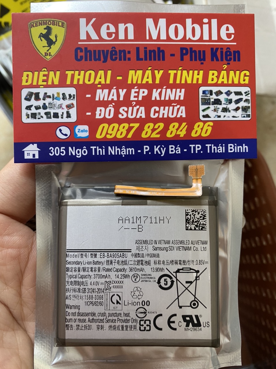 Pin samsung a80 / a805 loại xịn