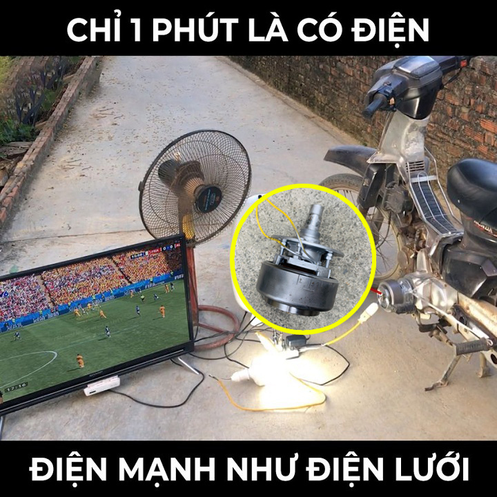 Củ Phát Điện Gắn Xe Máy Loại Khung Sắt Siêu Khỏe