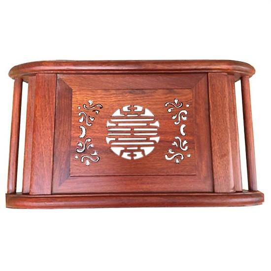 Khay trà gỗ hương chân vòm cao cấp