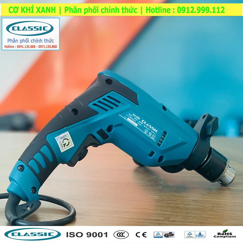 Máy khoan điện CLASSIC CLA-2255, công suất 550W