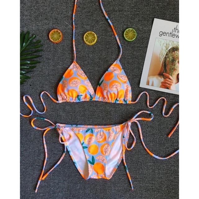 Bikini 2 mảnh trái cam summer chất đẹp.
