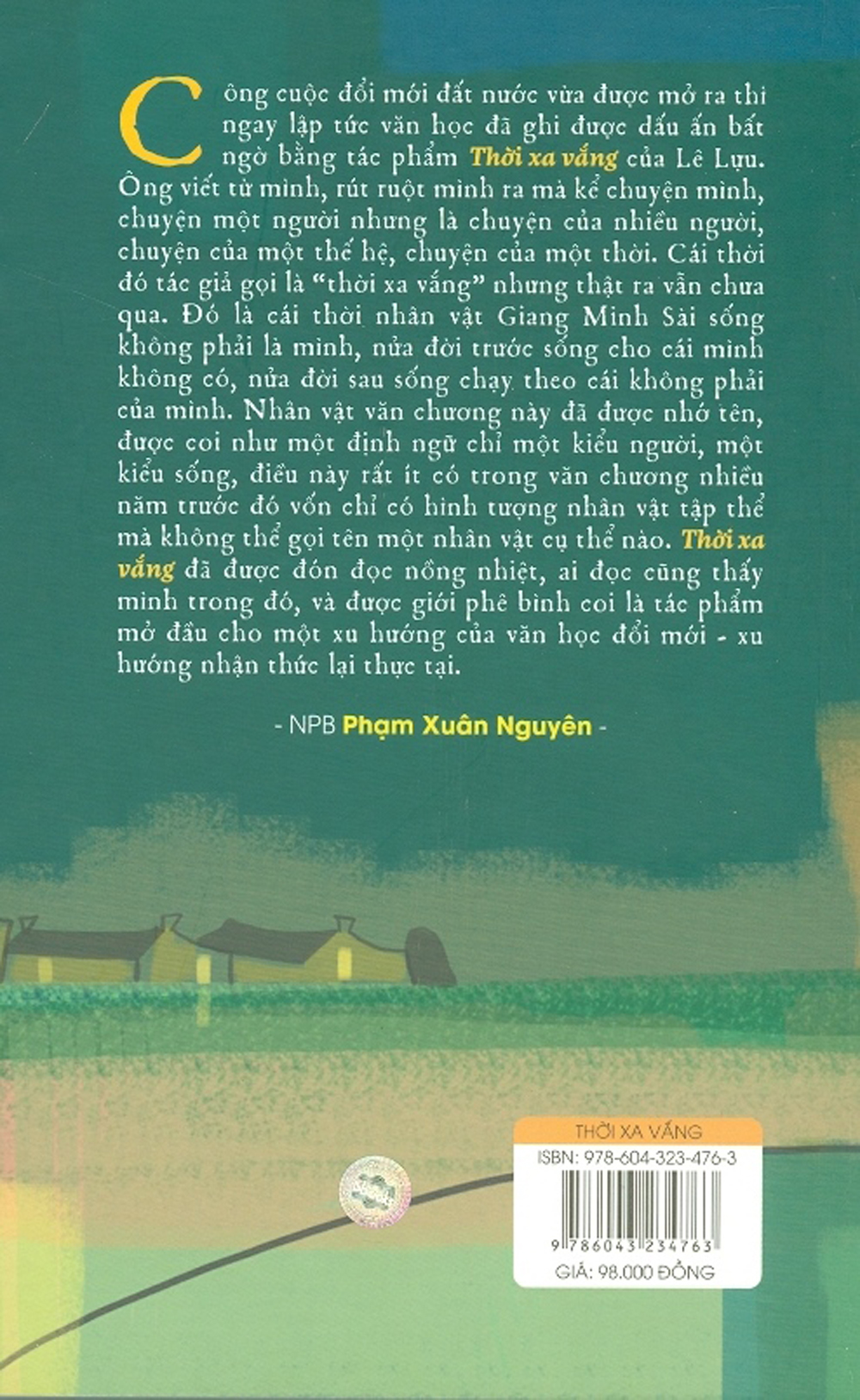 Thời Xa Vắng - Tiểu Thuyết