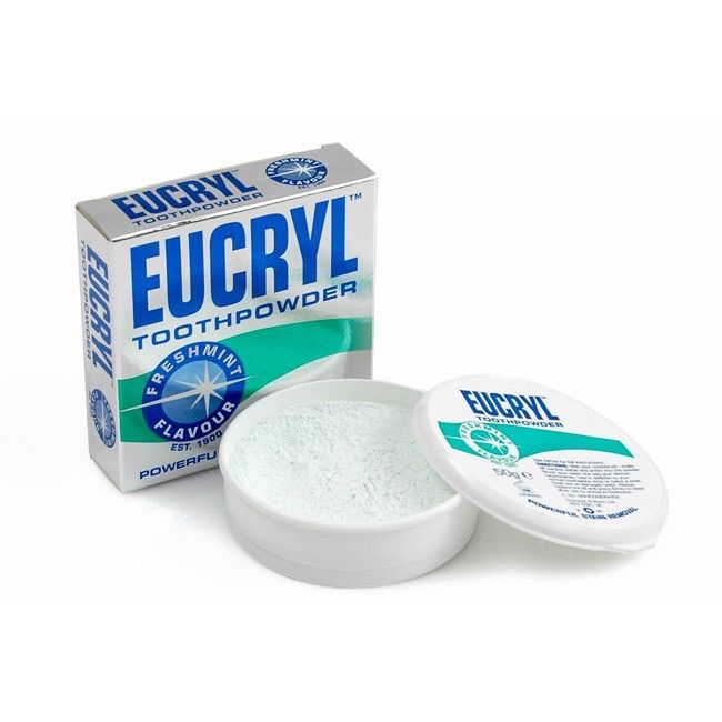[HCM] Combo Kem Đánh Răng Eucryl 62g Và Bột Tẩy Trắng Răng Eucryl 50g