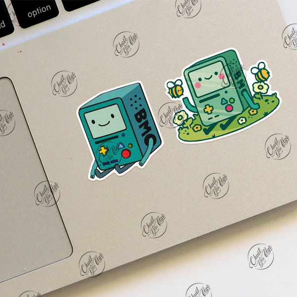 Bộ 100 hình dán sticker BMO biểu cảm dễ thương