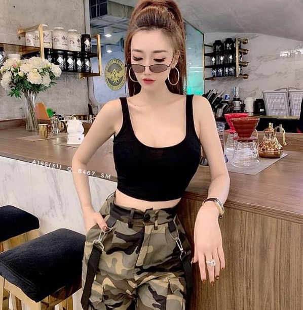 áo kiểu 2 dây hở lưng sexy