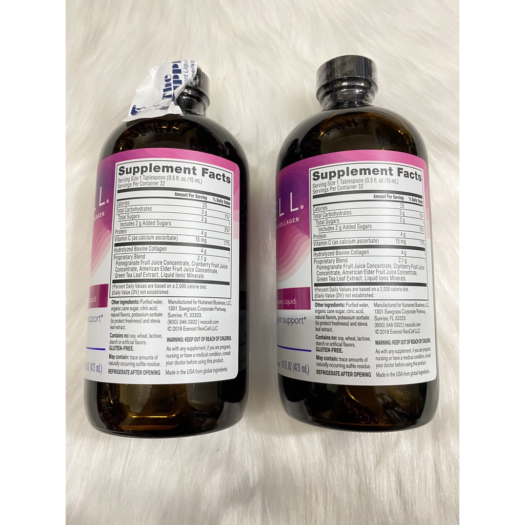 [HÀNG MỸ] SUPER COLLAGEN NEOCELL + C dạng nước LỰU cô đặc