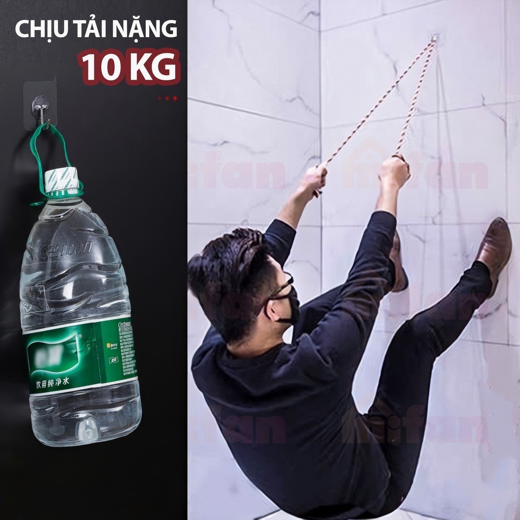 Móc Dán Tường Siêu Dính Trong Suốt Chịu Lực Tốt, Móc Trong Dán Tường Siêu Chịu Lực Trong Suốt, Móc Treo Hít Tường Chắc Chắn Kích Thước 6x6 Cm, Dính Tốt Trên Bề Mặt Kính, Đá Hoa