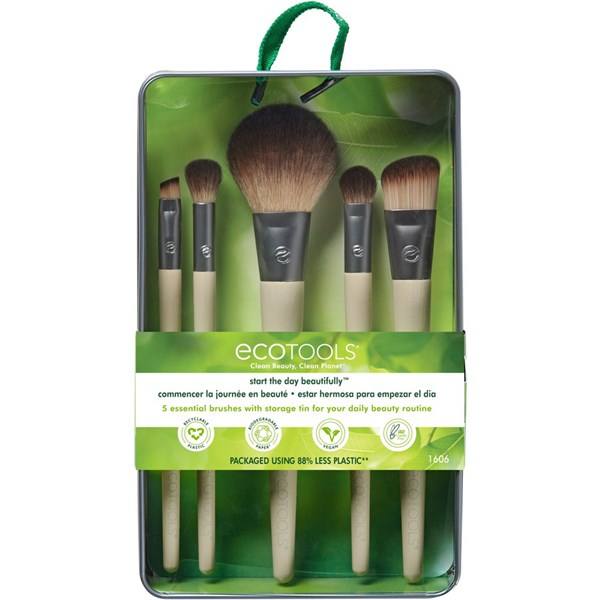 Bộ 5 cọ mặt của Ecotools - Start The Day Beautifully
