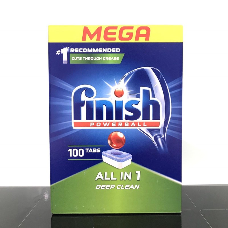 viên rửa bát finish all in 1 100 viên