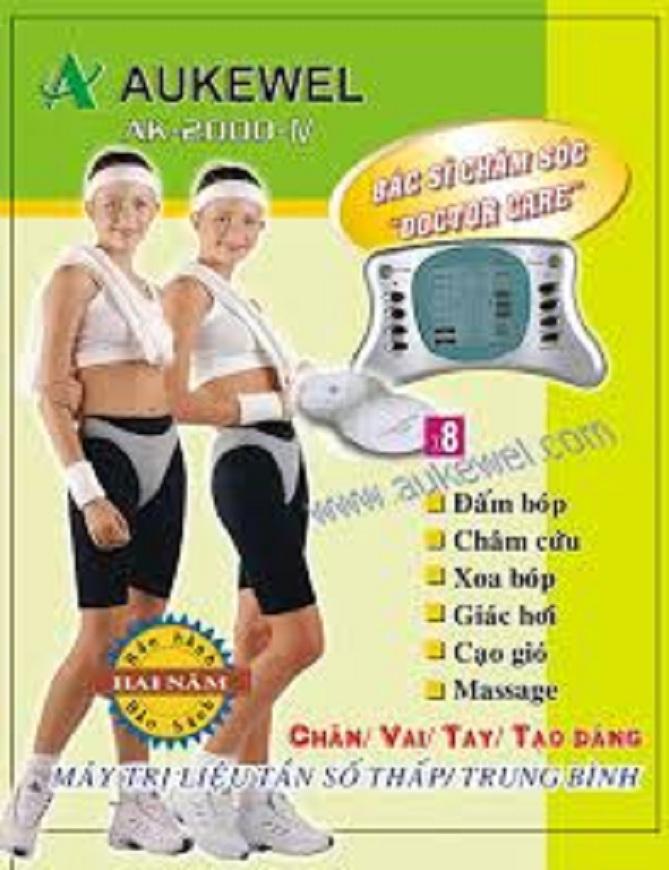 MÁY MASSAGE XUNG ĐIỆN AUKEWEL AK-2000