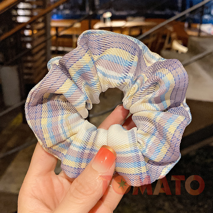 Cột Tóc Vải, Buộc Tóc Scrunchies Phong Cách Hàn Quốc - 20