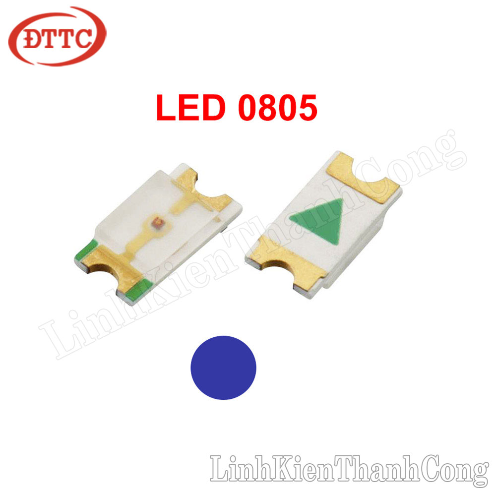 LED dán 0805 màu xanh dương (10 chiếc)