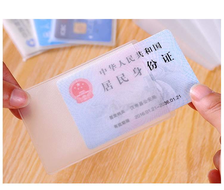 Combo 5 túi đựng card visit, thẻ atm, cccd (trong suốt)