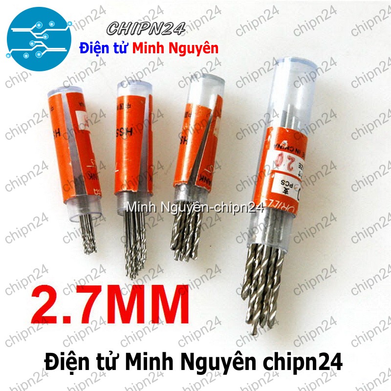 [3 cây] (K43) Mũi khoan (Mạch in, PCB 3.0mm/3.1mm/3.2mm/3.3mm/3.4mm/3.5mm/3.6mm/3.7mm/3.8mm/3.9mm) - [Chọn Loại] - HHH.00212