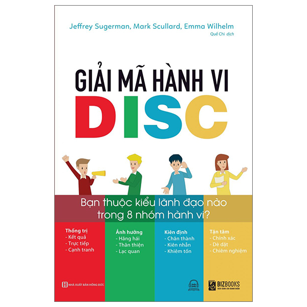 Fahasa - giải mã hành vi - disc: bạn thuộc kiểu lãnh đạo nào trong 8 nhóm hành vi?