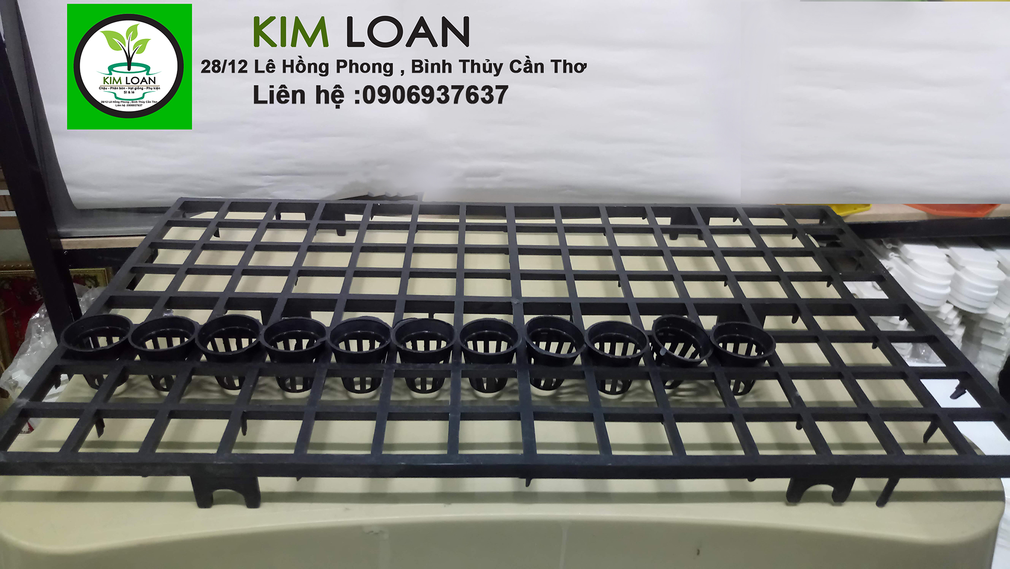 Khung để chậu cấy mô đường kính 4cm