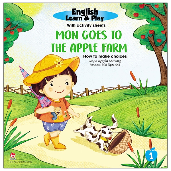 Fahasa - english learn & play 1: mon goes to the apple farm - how to make choices