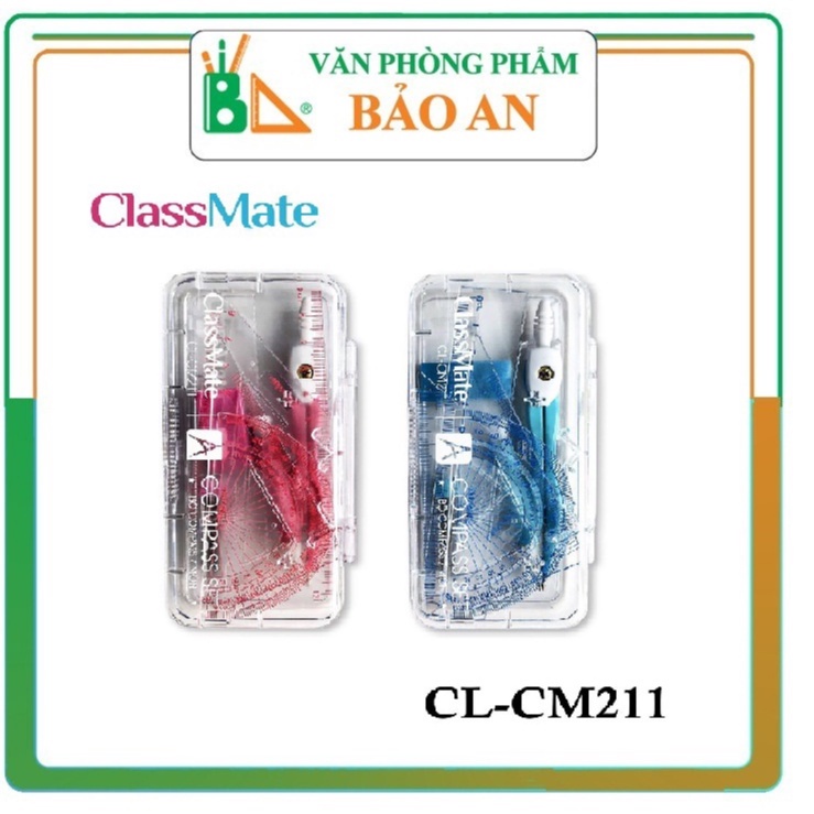 Bộ compa 7 món Classmate CL-CM211 màu ngẫu nhiên