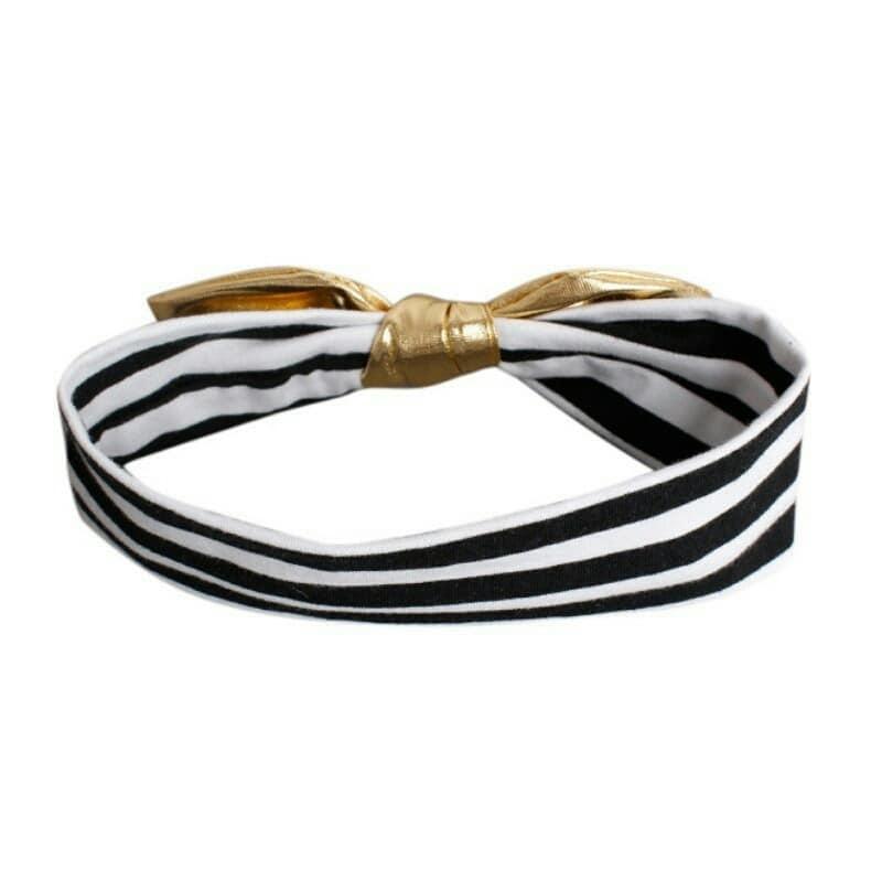 [HCMC] cute yellow striped baby headband