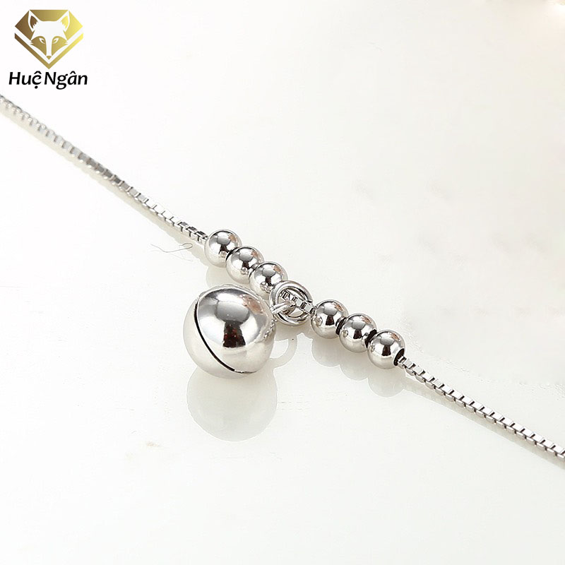 Lắc chân bạc Ý 925 Huệ Ngân - Chuông xinh RYBJ50046