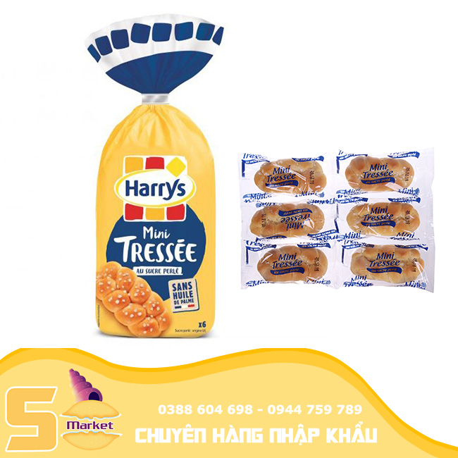 Bánh mì hoa cúc Pháp Mini Harrys 210g (Hàng mới mỗi ngày) 【Sò Market】