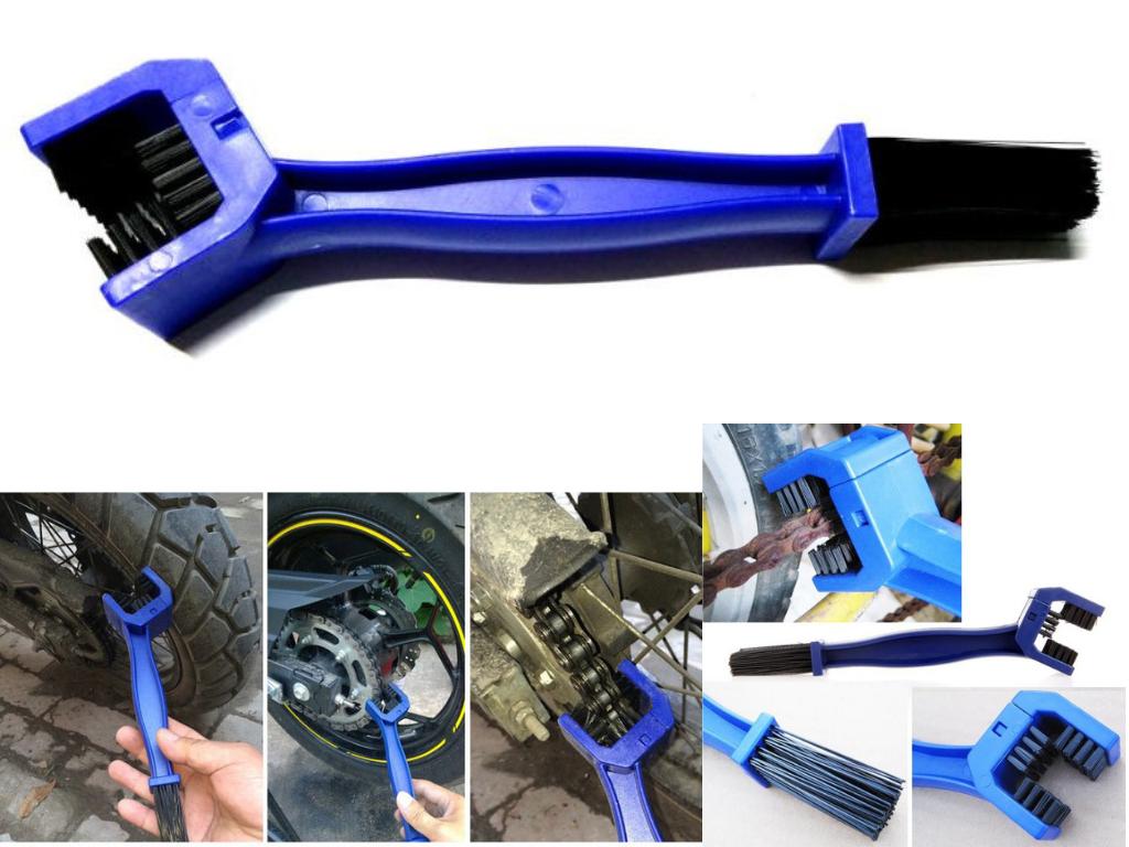 [HCM]Bàn Chải Vệ Sên Bàn Chải Sên Xe Máy 3D