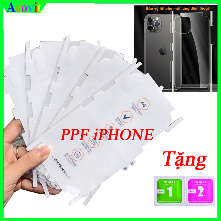 "Miếng Dán PPF Nhám IPhone 7/8/ 7plus/8 plus/ X/Xs/Xr/Xs max/ 11/ 11 Pro/11 Pro max/ 12mini/ 12/12 Pro /12 Pro max/ 13Mini/13/14 Pro/Plus/ProMax