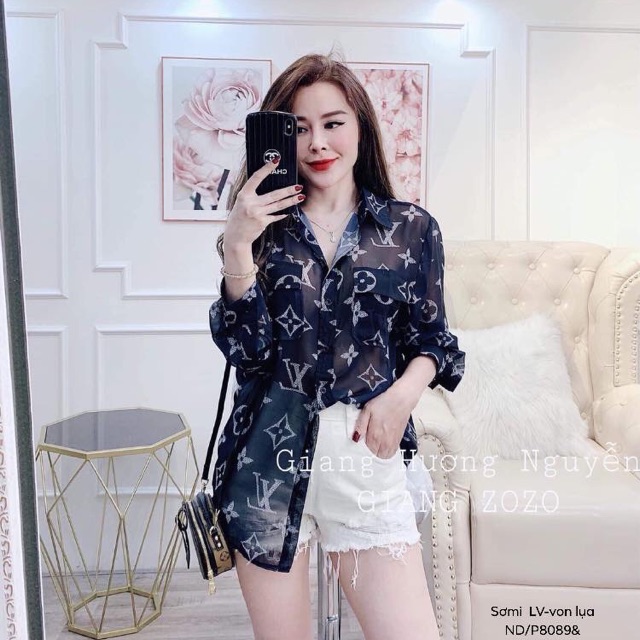 Áo sơ mi nam LV siêu cấp