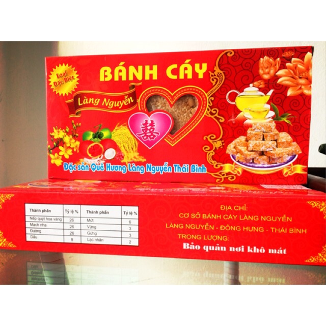 Bánh cáy làng Nguyễn - Đặc sản Thái Bình- Loại đặc biệt- 500g