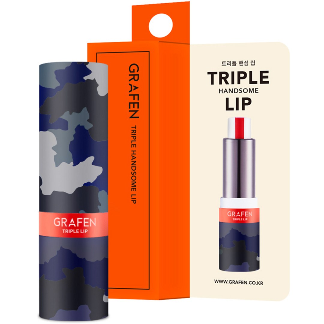 Son dưỡng môi dành cho nam Grafen Triple Handsome Lip 4.3g
