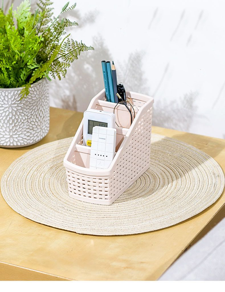 Giá nhựa 4 nấc để đồ dùng cá nhân trong văn phòng, hộp đựng đồ cá nhân: bút, thước kẻ, dập gim,Khay nhựa tiện ích 4 ngăn, để bàn, đựng đồ,