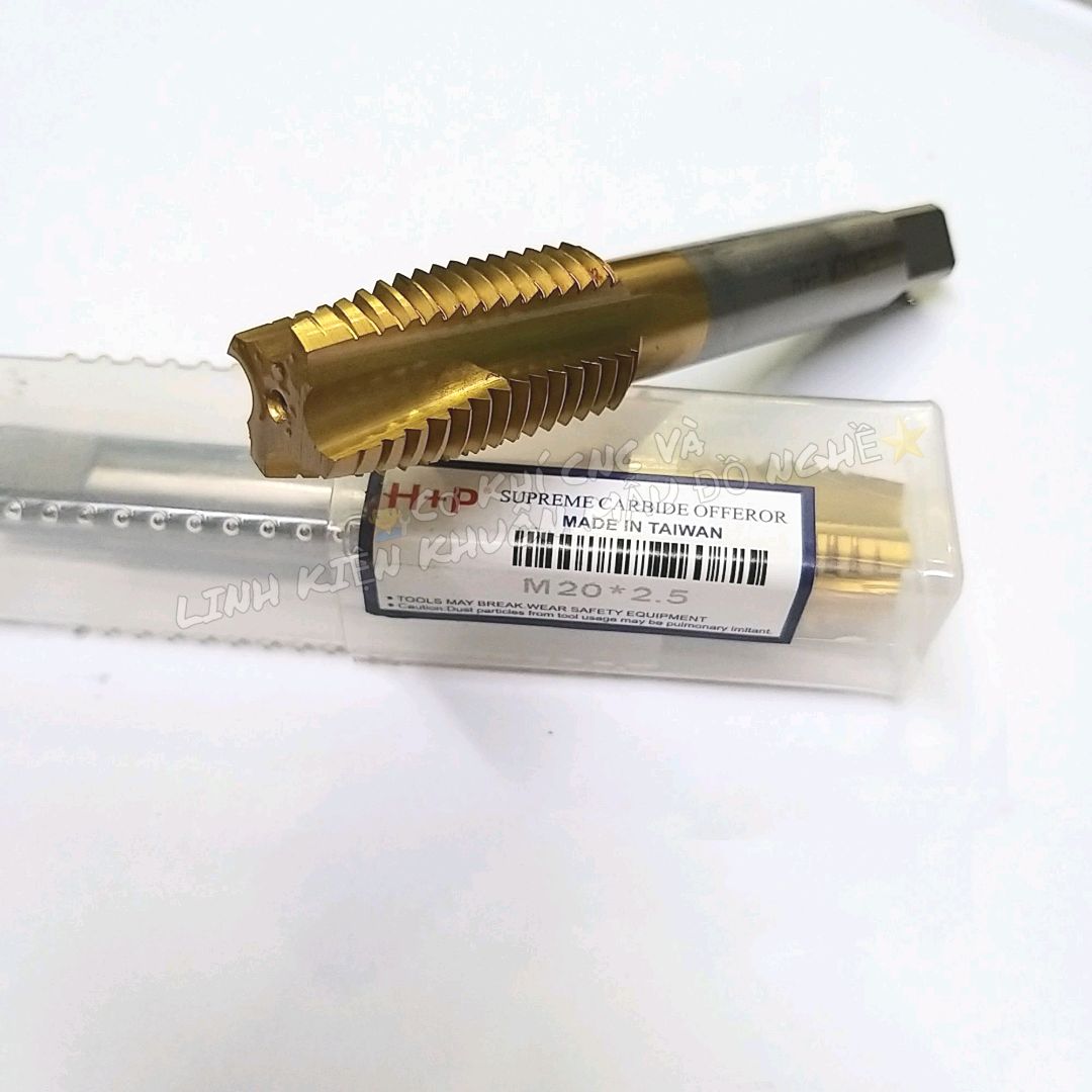 [HCM]Mũi Taro H+P Vàng Thẳng M20*2.5 (Vàng)