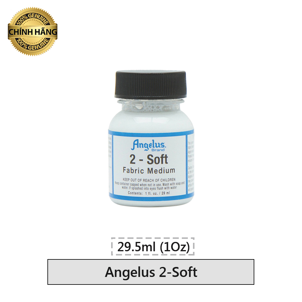 [HCM]Dung dịch pha màu Angelus 2-Soft (Vẽ bề mặt vải) – 29.5ml (1Oz)