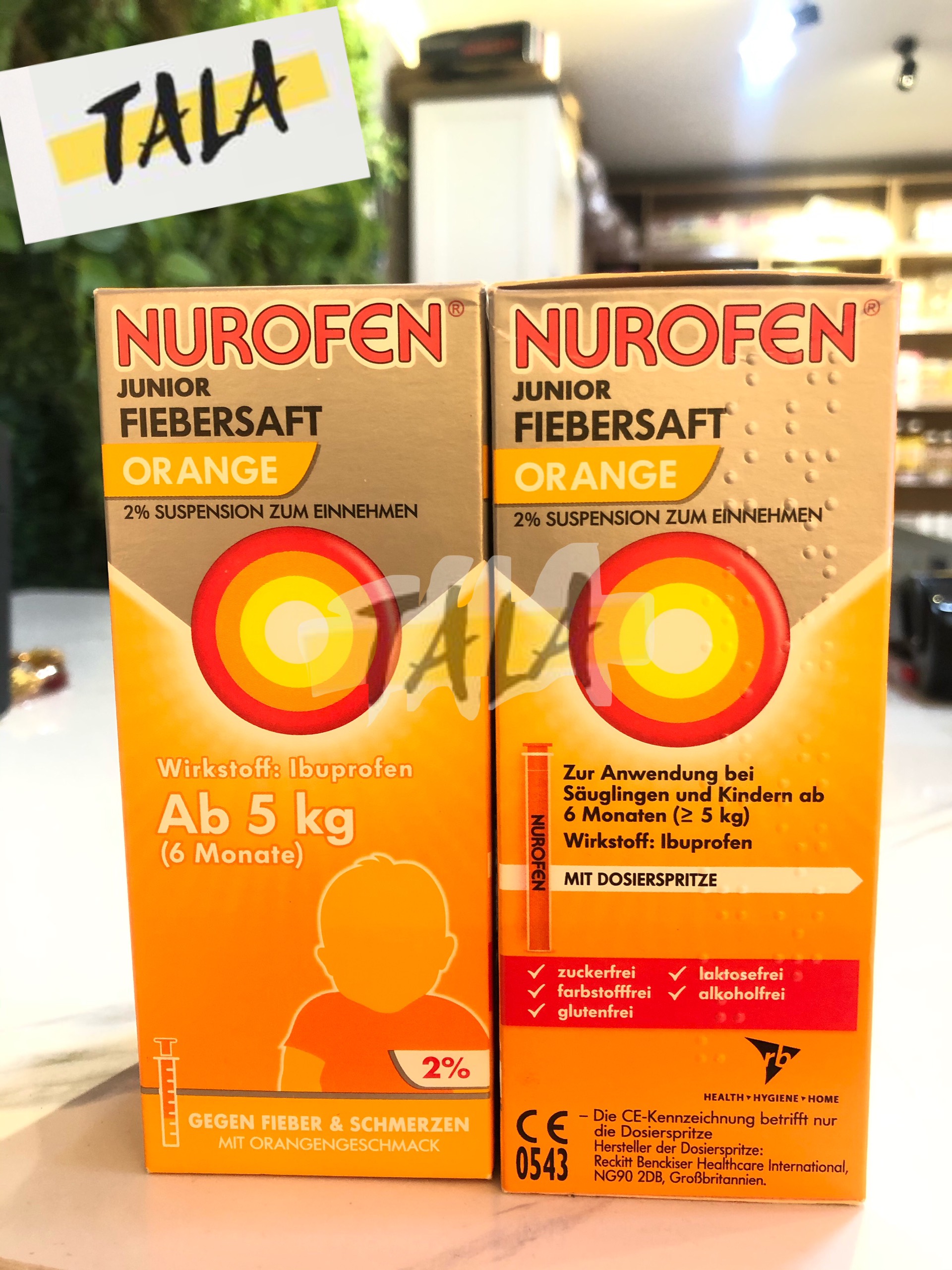 SIRO HẠ SỐT NUROFEN CHO BÉ TỪ 6 THÁNG 100ml