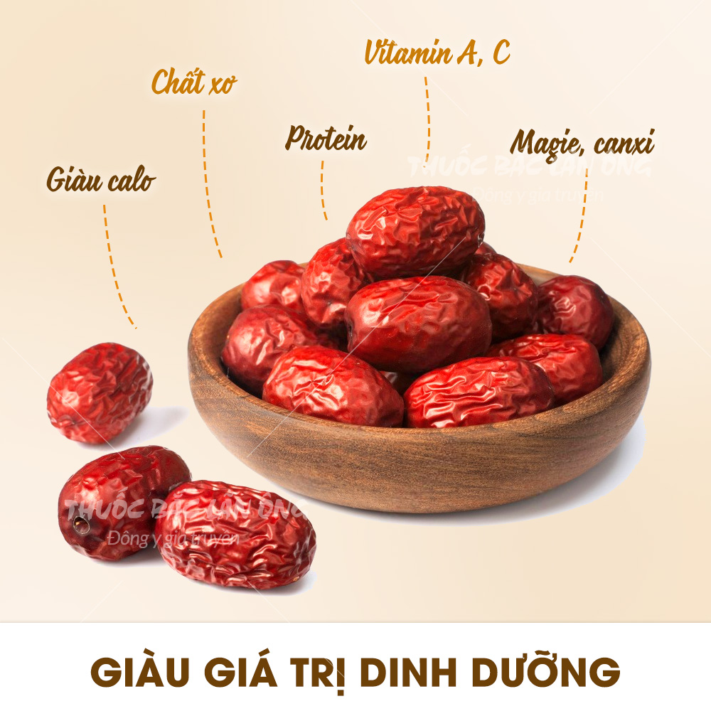 Táo Đỏ Hàn Quốc 500g - Thuốc Bắc Lãn Ông