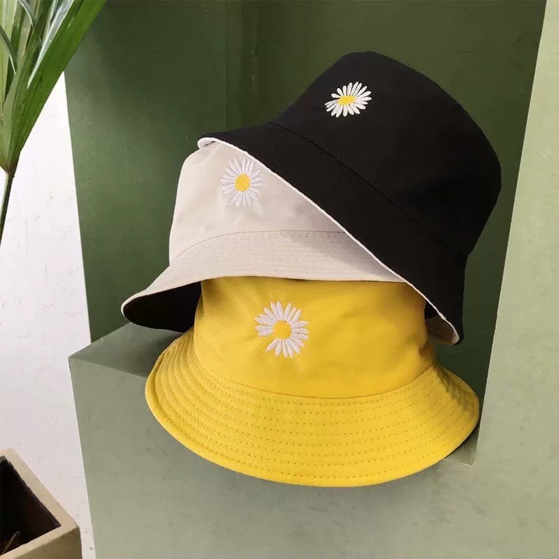 Mũ bucket 2 mặt hoa cúc hot hit