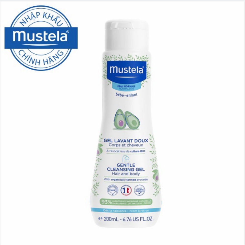 Sữa Tắm Mustela chai ( 500ml - 200ml )