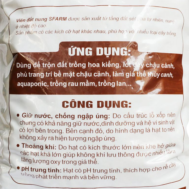Viên đất nung SFARM (Sỏi nhẹ)