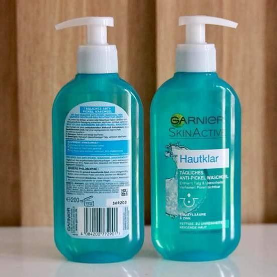 Sữa Rửa Mặt Garnier 200Ml Cho Da Dầu-Da Mụn Xách Tay Đức