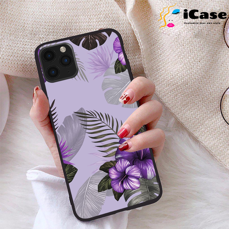 Ốp lưng iPhone 11 Pro Max viền dẻo TPU BST Hoa