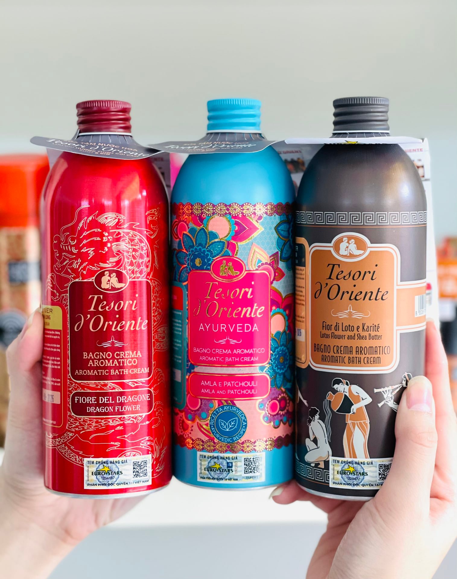 Sữa tắm nước hoa tesori d'oriente 500ml