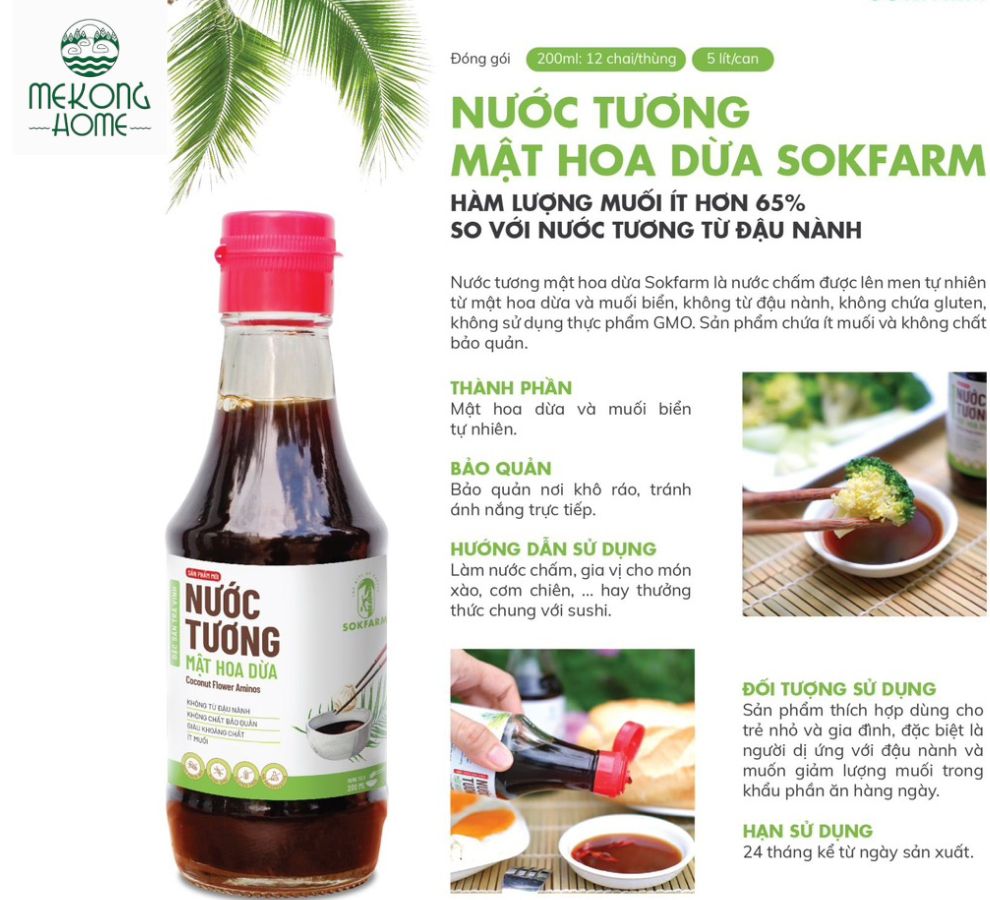 Nước Tương Mật Hoa Dừa - 200ml