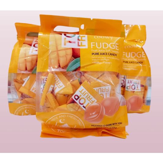 Top Fruit Mango Candy/ Mix Flavors [Eat It and You'Ll Be Addicted] 280g Pack