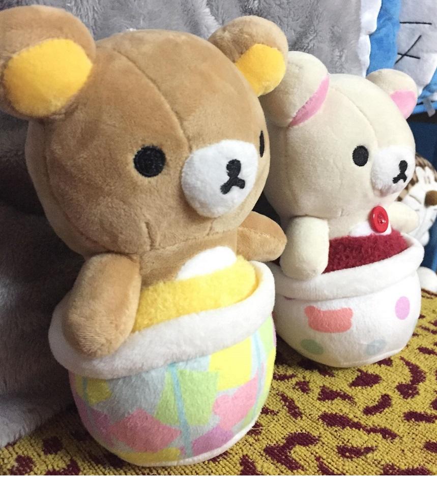 [HCM]Gấu bông Rilakkuma trong cốc dễ thương