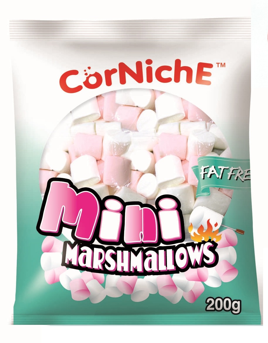 Kẹo Xốp MarshMallow hãng Corniche (đủ các dòng Mini Marshmallow, Teddy Marshmallow, Mega Marshmallow)