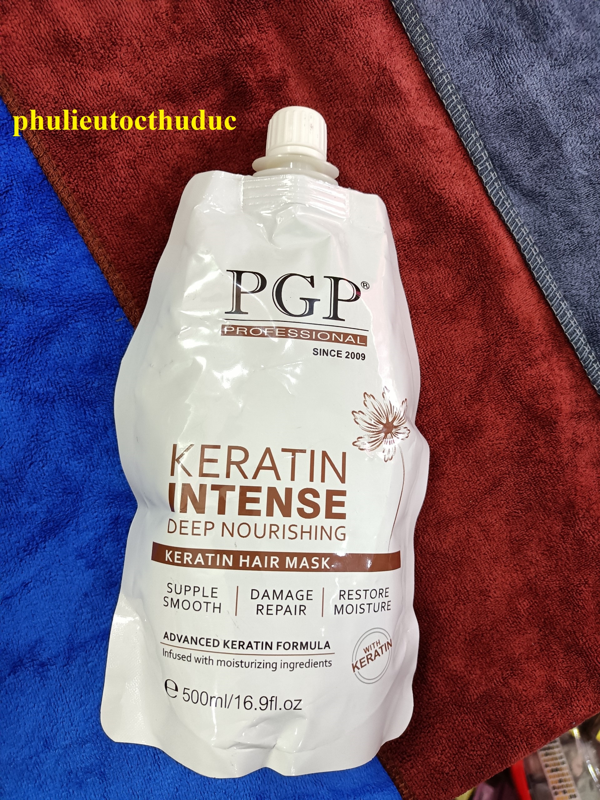 Hấp dầu phục hồi keratin PGP 500ml
