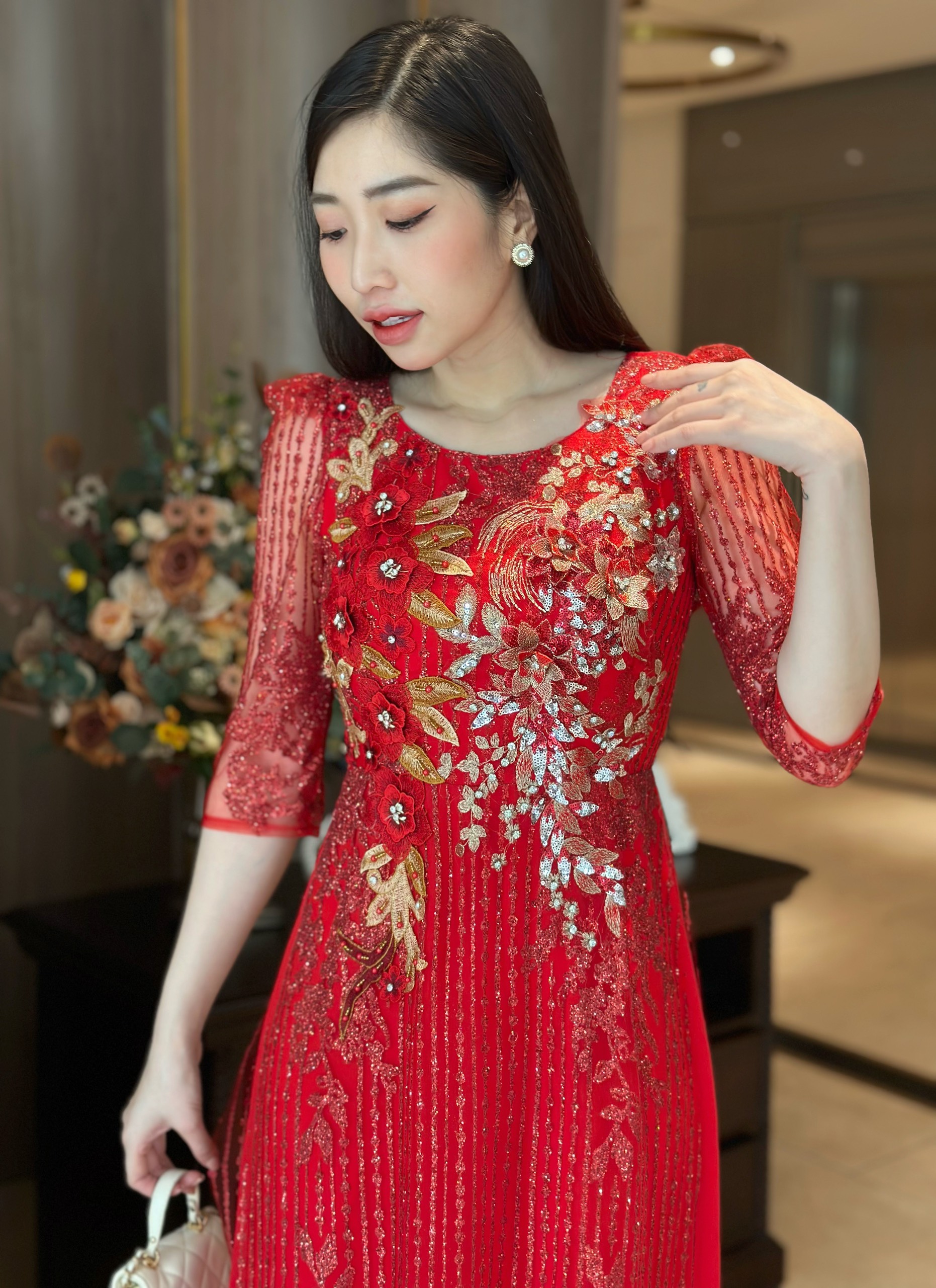 Đầm nữ dự tiệc, thiết kế sang trọng