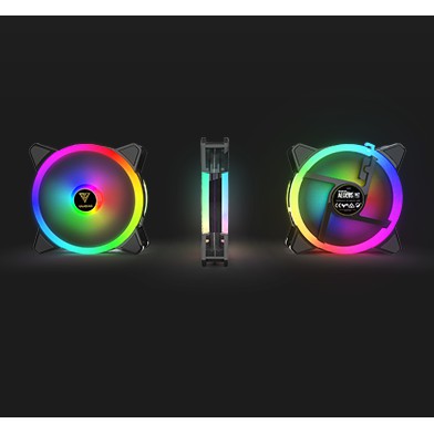 [HCM]Fan Led RGB Control GAMDIAS (Đồng bộ với BỘ Kít 4Fan Led RGB + Hub GAMDIAS M2-1204R)