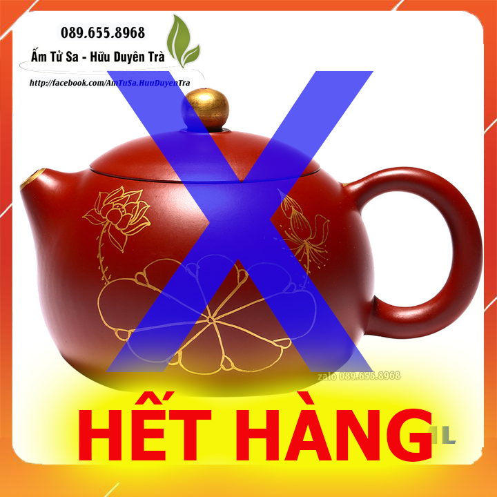 Ấm Trà Tử Sa tây thi hoàng kim - ấm tử sa nghi hưng cao cấp - pha trà, trà đạo - ấm trà đẹp - ấm trà tử sa