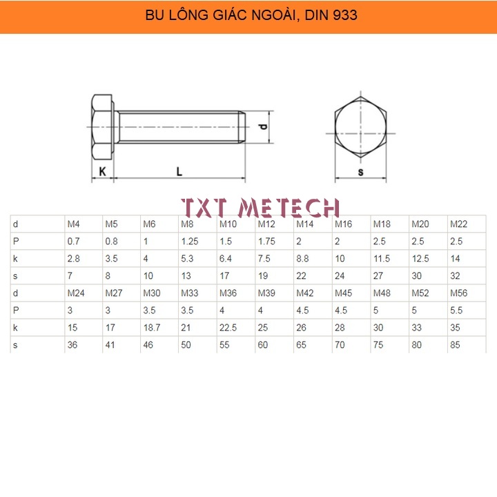 Bulong mạ kẽm M10 (20 con)